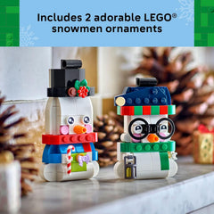 LEGO Christmas 40812 Snowman Ornaments Building Kit