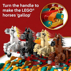 LEGO 80119 Lunar New Year Galloping Horses Canvas Year of the Horse Building Kit