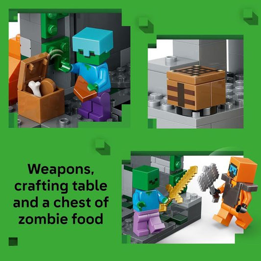 Juego de construcción LEGO 21587 Minecraft Mazmorra de zombis