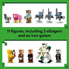 LEGO Minecraft 21596 Evoker Village Attack Building Set