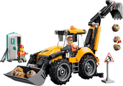 LEGO City 60480 Yellow Backhoe Loader Building Set