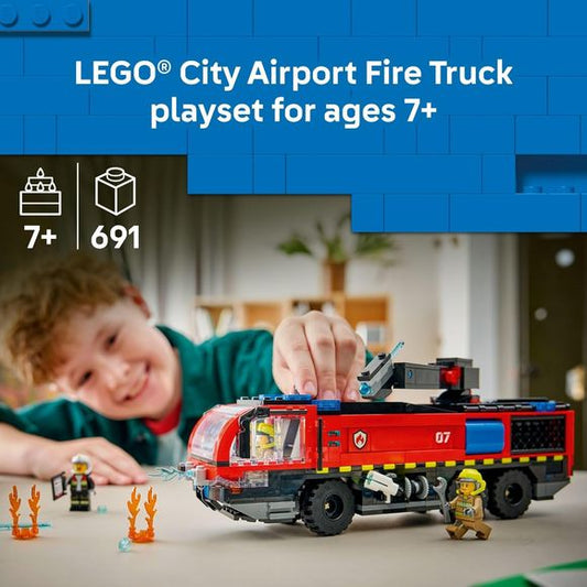 LEGO City 60499 Flughafen-Feuerwehrfahrzeug Bauset