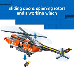 LEGO City 60503 Coast Guard Helicopter Building Set