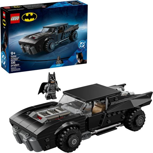 Young superheroes can patrol the streets of Gotham City with the LEGO DC Batman: The Batman Batmobile (76332) building toy for boys and girls 9 years old and up. Celebrating 20 years of LEGO Batman, this detailed building set features the iconic vehicle from the hit 2022 film, packed with authentic details, along with a Batman minifigure wearing a fabric cape. The Batmobile features a detailed cockpit, plus a removable roof and hood, along with a 20th anniversary golden coin accessory that can be placed und