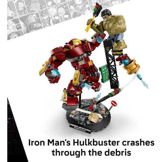 LEGO Marvel 76343 Epic Battle: Hulkbuster vs. The Hulk Building Set