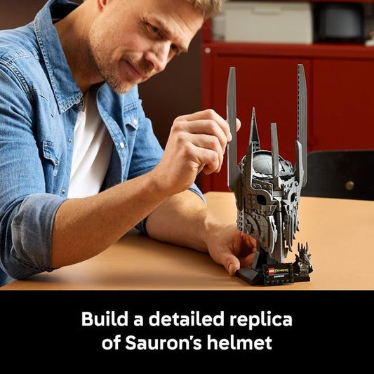 Set de construcción del casco de Sauron de El Señor de los Anillos LEGO Icons 11373
