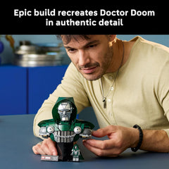 LEGO Marvel 76345 Doctor Doom Bust Building Set