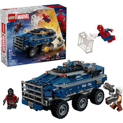 Fuel kids’ Super Hero role-play adventures with the Spider-Man Prison Transport Chase (76349). This dynamic gift idea for boys and girls ages 8 years old and up features Spider-Man, Tombstone, Tarantula and a DODC Guard in action in and around the iconic vehicle from Spider-Man: Brand New Day. Inspire imaginative play with minifigure accessories: Spider-Man has hand-held spider webs, Tombstone has 2 stud shooters, Tarantula has spiked hands and feet, and the DODC Guard has handcuffs and a nonfunctioning sho