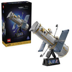 Explore one of humanity’s greatest scientific achievements with the LEGO® Icons Hubble Space Telescope (11382) – a space decor building set for adults. Perfect as a gift idea for astronomy enthusiasts, this detailed replica captures the essence of the legendary observatory that helped reshape our understanding of the cosmos. Remove the exterior panels to reveal a detailed instrument bay depicting gyroscopes and primary and secondary mirrors. Position the solar arrays and antennas, open the aperture door and