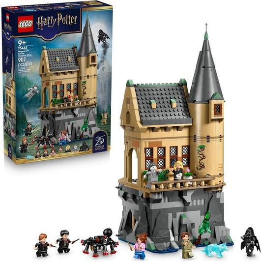 Discover the secrets of Hogwarts Castle with the LEGO Harry Potter Hogwarts Castle: Hospital Wing (76463) building toy for boys and girls ages 9 years old and up. Visit patients in the hospital, recreate Defense Against the Dark Arts (DADA) classes and join Penelope Clearwater and The Grey Lady in the Ravenclaw Common Room. A fun Harry Potter gift for kids and fans, this Hogwarts Castle playset has 7 LEGO Harry Potter minifigures, including Harry Potter's Dementor. It also features Ron Weasley's spider and