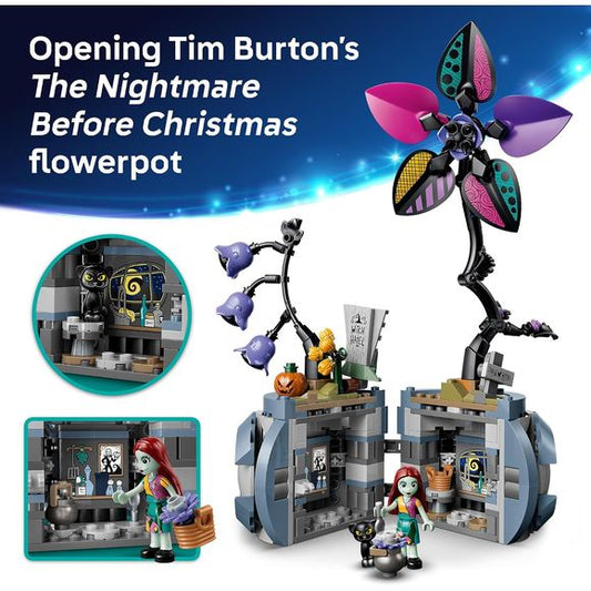 LEGO Disney 43288 The Nightmare Before Christmas Sally's Flowerpot Building Set