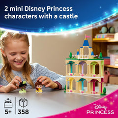 LEGO Disney Princess 43291 Mini Belle & Tiana with Castle Building Set