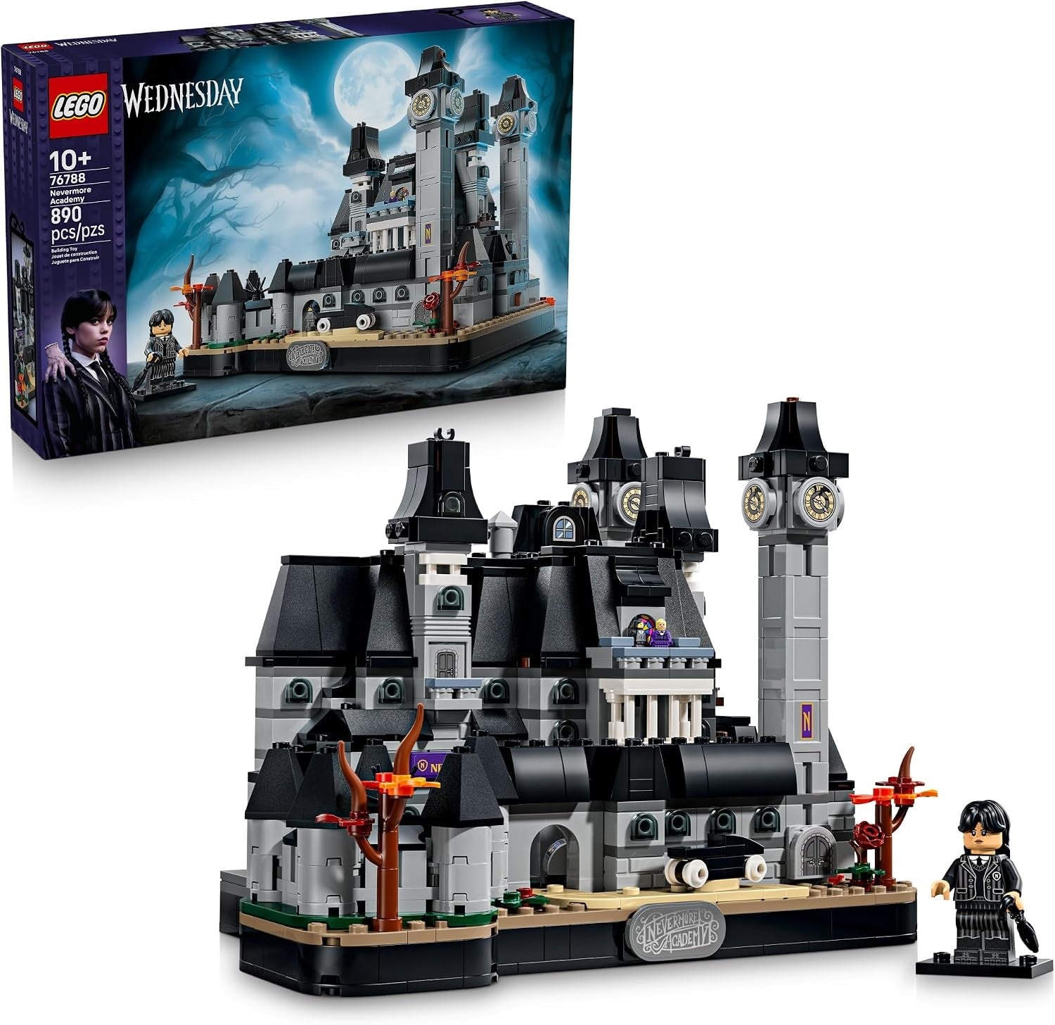 <p>Enter the mysterious world of Nevermore Academy with the <strong>LEGO Wednesday Nevermore Academy (76788)</strong> building set! Inspired by the hit Netflix series <em>Wednesday</em>, this detailed Gothic-style building toy lets fans ages 10 and up recreate the iconic school for outcasts, uncover hidden secrets, and relive memorable moments from the show.</p>

<p>This collectible <strong>microscale Nevermore Academy model</strong> captures the school's distinctive Gothic architecture, creating an impress