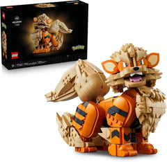 Bring Pokémon into the real world and relive your Trainer journey with the Arcanine (72160) building set for adults. This collectible LEGO® figure makes a great gift idea for gamers and longtime fans, who can unwind while creating a striking Pokémon decor piece to display in the home or office. Position the authentically detailed Arcanine model into endless dynamic display poses by moving its articulated tail, legs, feet, head and mouth. With its majestic stance and luxurious fur, this iconic Pokémon figure