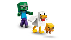 LEGO Minecraft 21582 Chicken Jockey Building Set