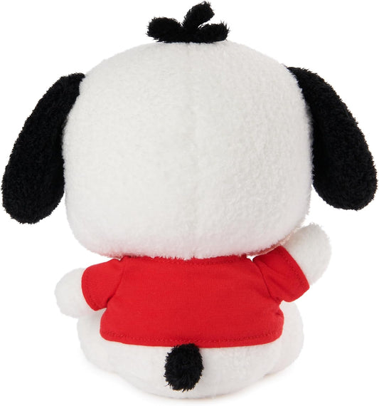 GUND Sanrio Pochacco Plush Toy, Premium Stuffed Animal, 6 inches, White/Red