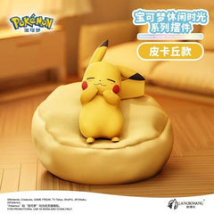 Langbowang Pokemon Resting Sleeping Casual Time Series Figure - Pikachu