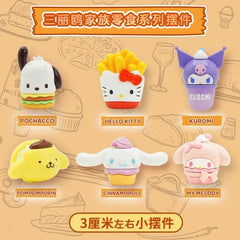 Holly Box Sanrio Characters Snack Time Fast Food Blind Bag Figure - 1 Random