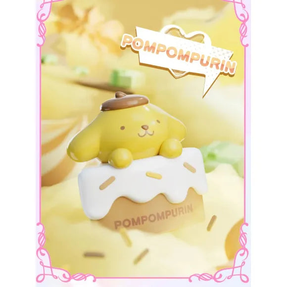 Treat yourself to a sweet collectible with the adorable Pompompurin Cake Slice Series Figure from Holly Box and Langbowang! Inspired by the beloved Sanrio character, this charming display piece features Pompompurin relaxing atop a delicious-looking cake slice decorated with creamy frosting and colorful sprinkles.

Designed with soft pastel colors and a dessert-themed aesthetic, this figure captures Pompompurin's laid-back personality in an irresistibly cute pose. The detailed sculpt and glossy finish make i