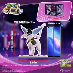 Bring elegance to your Pokémon collection with this stunning Pokemon Unite Clothed Figure Series PVC Statue - Espeon. Featuring the beloved Psychic-type Pokémon dressed in a sophisticated formal outfit complete with a top hat, cape, and decorative gem accessory, this premium display piece showcases Espeon in a unique and refined style.

Standing approximately 6.7 inches tall, this highly detailed figure captures Espeon's graceful personality while adding a touch of luxury to any Pokémon display. The custom