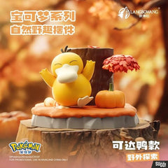 Langbowang Pokemon Nature Adventure Series PVC Figure Statue - Psyduck