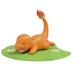 Take a peaceful break with Charmander in the adorable Pokémon Lawn Series! This charming mini display figure features Charmander relaxing on a grassy lawn base, capturing a rare quiet moment for the beloved Fire-type Pokémon. With its sleepy expression, curled posture, and detailed sculpting, this figure brings a cozy touch to any Pokémon collection.

Designed as part of the Pokémon Lawn Series, each figure showcases a fan-favorite Pokémon enjoying a tranquil nap in nature. Perfect for decorating desks, she