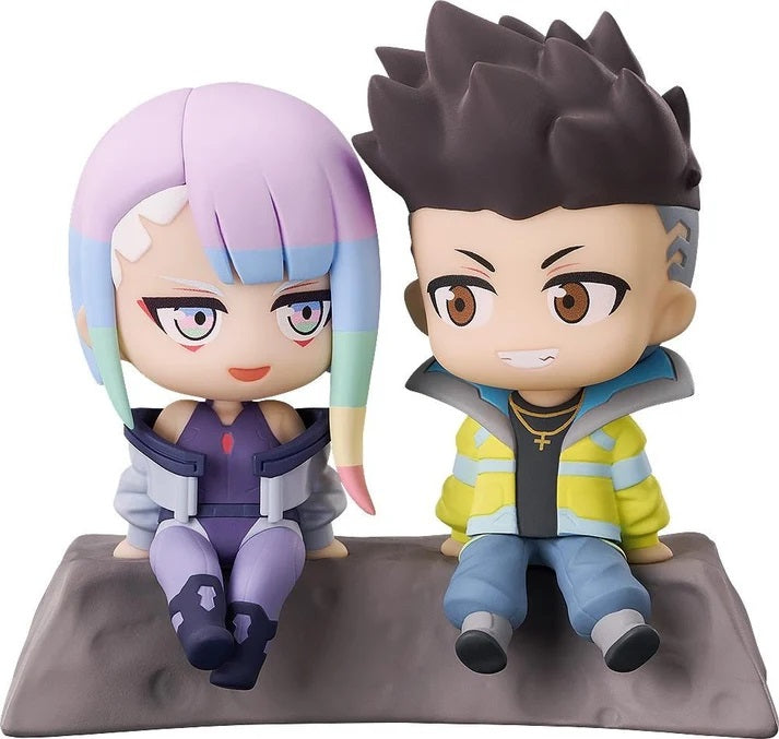 <p><strong>PRE-ORDER: Expected to ship in May of 2027.</strong></p>

<p>David and Lucy finally make it to the moon in this heartfelt Qset+ figure from Cyberpunk: Edgerunners, now back in a rerelease.</p><p>The chibi-style piece shows the pair sitting side by side on the moon, with a diorama inspired by the original series. A stand is included.</p><p>Qset+ from Good Smile Arts Shanghai delivers compact, display-ready scenes. Approx. 8 cm / 3.1 inches tall.</p>