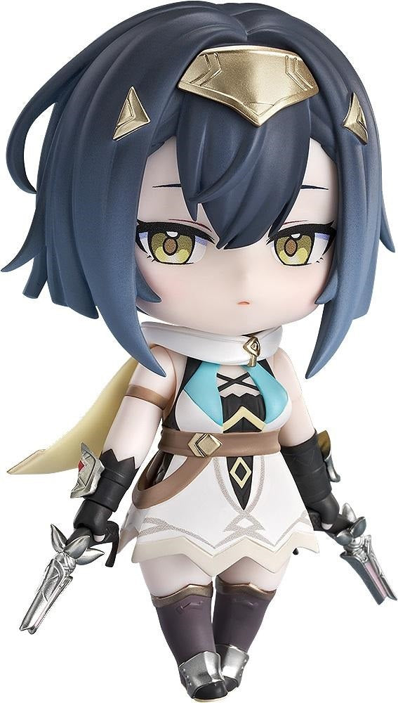 <p><strong>PRE-ORDER: Expected to ship in September of 2027.</strong></p>

<p>Amber the Trekker from the game Stella Sora joins the Nendoroid lineup, ready for adventure.</p><p>She comes with three face plates (composed, smiling and curious) along with twin pistols, a cell phone and a cat, plus additional parts for different poses. A stand is included.</p><p>A fully articulated Nendoroid sculpted by chi and manufactured by Good Smile Arts Shanghai. Approx. 10 cm / 3.9 inches tall.</p>