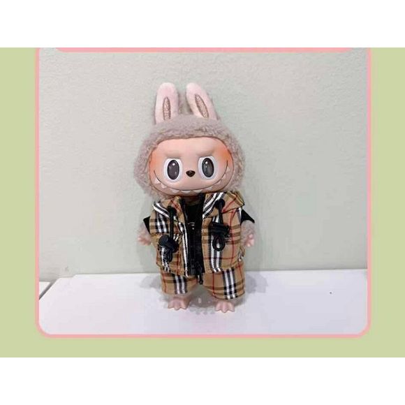 Outfit includes a vest, shirt, and pants for your favorite Labubu. Customize and accessorize yours today! Labubu not included.