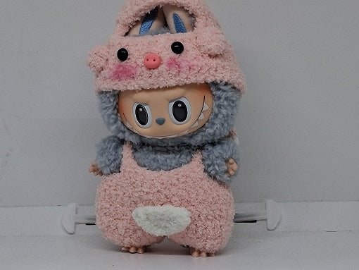 Includes adorable Pig hat and pants for your favorite Labubu. Customize and accessorize yours today! Labubu not included.