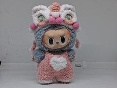 Make all your friends say "What the flip is that?!?" with this adorable monster outfit. Outfit includes hat and pants for your favorite Labubu. Customize and accessorize yours today! Labubu not included.