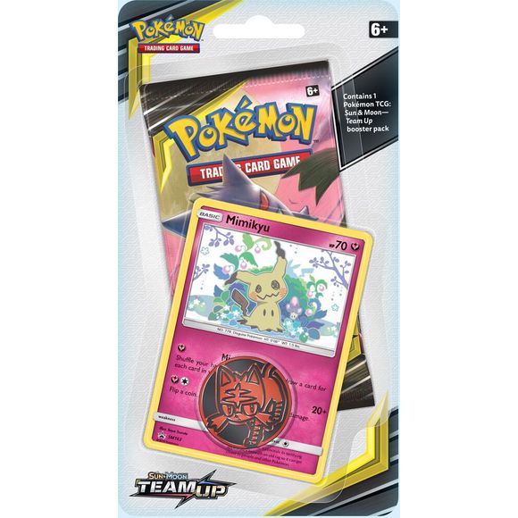 1 Blister pack of Pokemon TCG Team Up (Mimikyu)