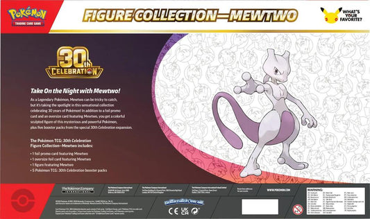 (PREORDER NOVEMBER 2026) Pokemon TCG 30th Celebration 30C Figure Collection - Mewtwo