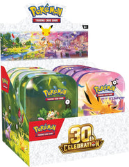 Release Date October 2nd, 2026
Celebrating 30 Years of Pokémon! Commemorate 30 years of joy with fan-favorite Pokémon spanning three dazzling decades! Celebrate this magnificent milestone with the mighty presences of Mewtwo ex and Mew ex, followed by a wealth of allies like Umbreon ex, Salamence ex, and Greninja ex. Plus, there are 30 reasons to honor Pikachu, as each booster pack contains one—with 30 unique variations to collect as Pikachu rare cards! And, whether you’re looking forward to a glittering fut