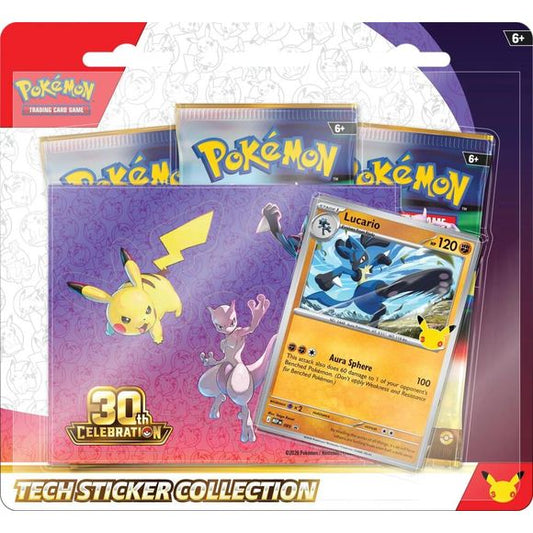 Commemorate 30 years of joy with fan-favorite Pokémon spanning three dazzling decades! Celebrate this magnificent milestone with the mighty presences of Mewtwo ex and Mew ex, followed by a wealth of allies like Umbreon ex, Salamence ex, and Greninja ex. Plus, there are 30 reasons to honor Pikachu, as each booster pack contains one—with 30 unique variations to collet as Pikachu rare cards! And, whether you're looking forward to a glittering future or taking a nostalgic look at a storied past, there are a hos