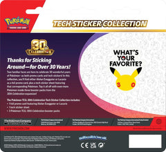 Pokemon TCG 30th Celebration 30C Tech Sticker Collection - Lucario