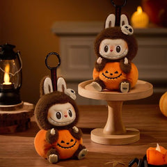 POP MART Labubu Happy Halloween Party Series Sitting Pumpkin Plush AUTHENTIC