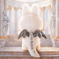POP MART The Monsters Zimomo Series II Labubu Angel in Clouds Plush AUTHENTIC