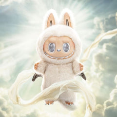 POP MART The Monsters Zimomo Series II Labubu Angel in Clouds Plush AUTHENTIC