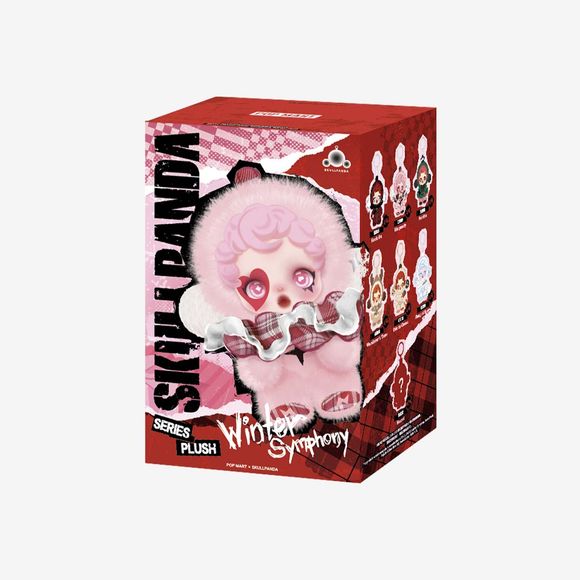 Embrace the frosty charm of the SKULLPANDA Winter Symphony Series Plush, released December 6, 2024. Standing at 13.5 cm (5.31 inches) and crafted from premium PVC, ABS, and plush polyester, each blind-boxed SKULLPANDA brings winter fashion to life—whether that's Rebel red, pastel pink, cocoa-cozy, or serene snow blue. Unlock one of six playful designs, or test your luck with the rare Symphony of Wishes chase variant. Perfect for collectors, trendsetters, or anyone looking for a dash of seasonal magic.

Rand