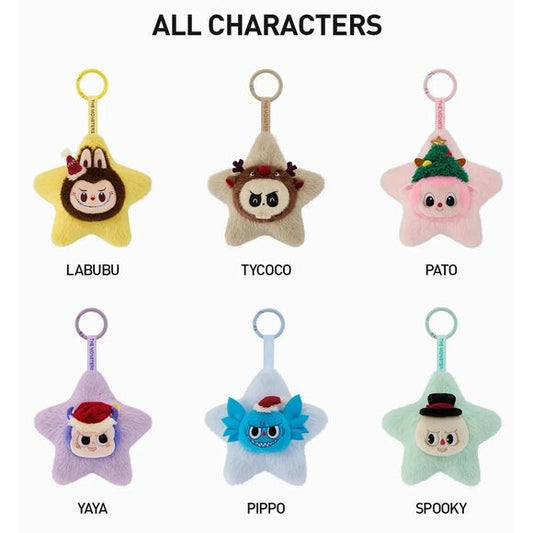 POP MART Labubu The Monsters Classic Series Sparkly Plush Pendant Ornament Blind Box AUTHENTIC