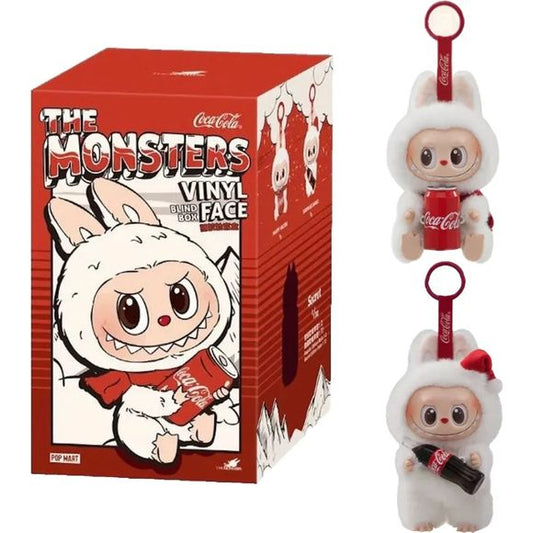 POP MART THE MONSTERS COCA-COLA SERIES-Vinyl Face Blind Box: The blind box contains a random figure from a specific series. Each blind box only contains one figure. No one, including us, knows what's inside. This collection contains 6 blind box figures, one of them might be the secret edition.
Random Design: Blind boxes are fully random and we cannot accept requests for specific items. There chances of getting the secret edition are usually 1/72. When purchasing the whole set, there will be no duplicates fi