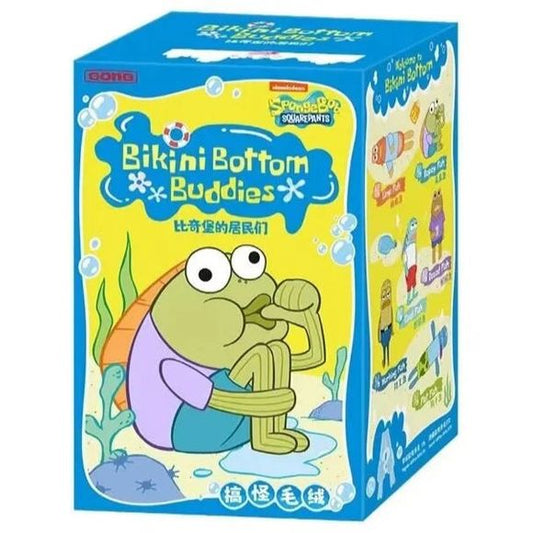 POP MART Bikini Bottom Buddie's Sponebob Squarepants - Collect all 6.  1 Random Box.

Random Design: Blind boxes are fully random and we cannot accept requests for specific items.  When purchasing the whole set, there will be no duplicates figures.