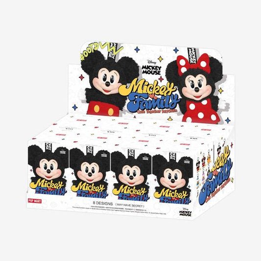 POP MART Disney Mickey Family Cute Together Keychain Series Plush Blind Box AUTHENTIC