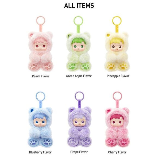 POP MART HACIPUPU Gummy Bear Series Vinyl Plush Pendant Blind Box AUTHENTIC