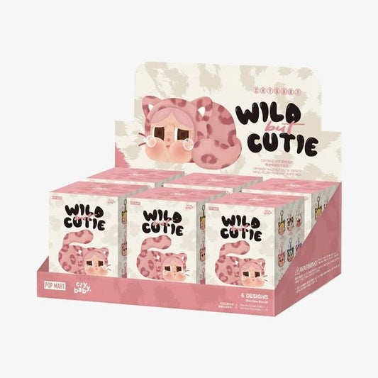 POP MART CRYBABY Wild But Cutie Vinyl Plush Pendant Blind Box AUTHENTIC