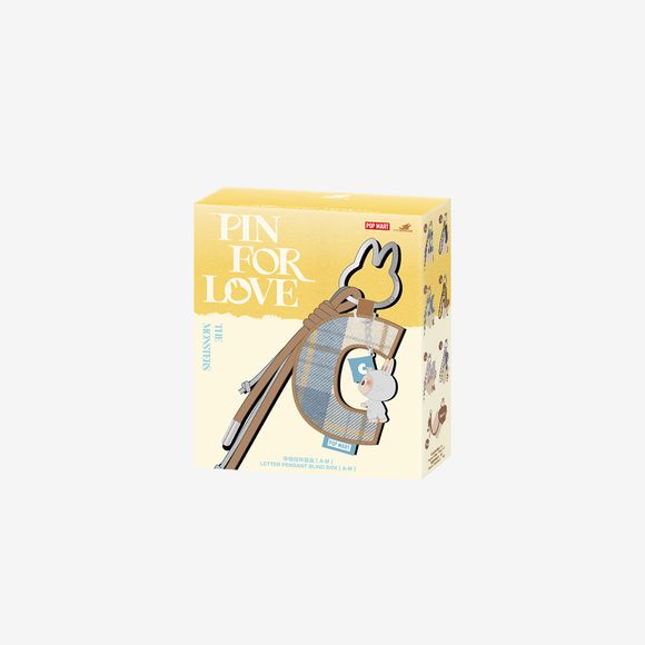 Dive into the world of mystery and charm with Pop Mart’s Letter Pendant Blind Box (A-M) from The Monsters: Pin For Love Series. Each blind box hides a secret Labubu-themed letter pendant—an irresistible surprise toy for collectors and gift-givers alike.

Authenticity QR code has NOT been redeemed yet, and buyer will be able to redeem to verify authenticity.  Finish your collection of Labubu's today!