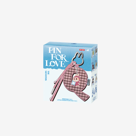 Dive into the world of mystery and charm with Pop Mart’s Letter Pendant Blind Box (N–Z) from The Monsters: Pin For Love Series. Each blind box hides a secret Labubu-themed letter pendant—an irresistible surprise toy for collectors and gift-givers alike.

Authenticity QR code has NOT been redeemed yet, and buyer will be able to redeem to verify authenticity.  Finish your collection of Labubu's today!