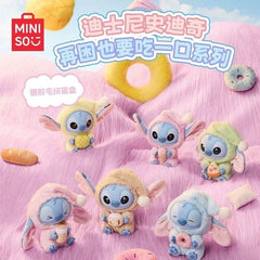 MINISO Disney Stitch Eat Something Before Sleep Vinyl Plush Blind Box AUTHENTIC