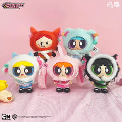 TOP TOY MGL Powerpuff Girls Animal Cape Series Plush Figure Keychain Blind Box